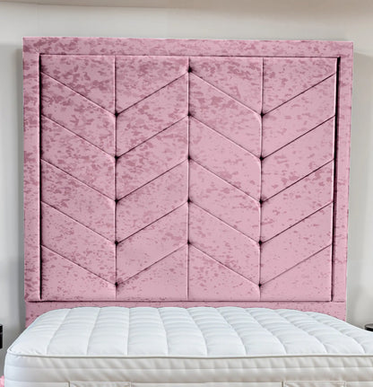 Indulgence Border Upholstered Bed