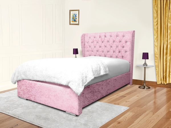 Miri Winged Upholstered Bed