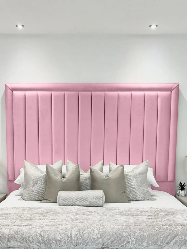 Hampton panel upholstered bed