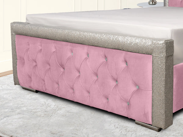 Glitz Lunar Upholstered Bed