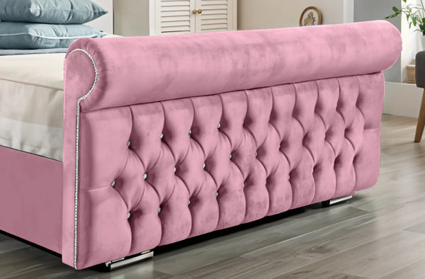 Arcade Sleigh Upholstered Bed
