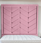 Indulgence Border Upholstered Bed