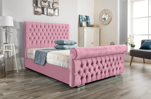 Arcade Sleigh Upholstered Bed