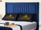 Cannas upholstered bed