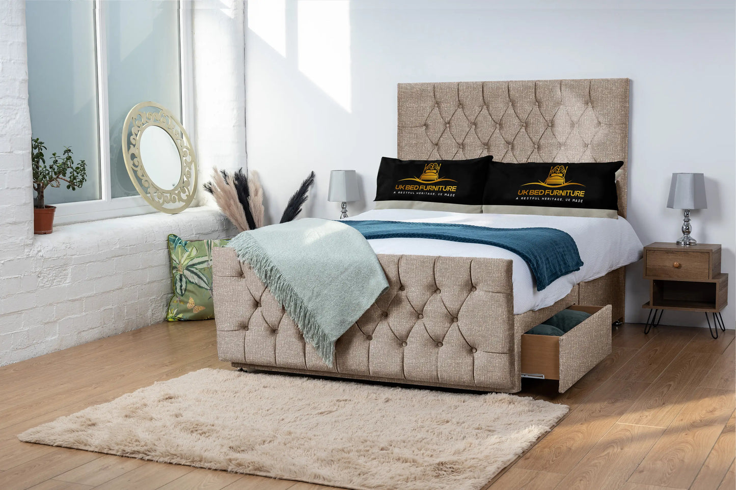 Jublie Chesterfield Divan Bed
