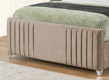 Elise lined winged Upholstered Bed