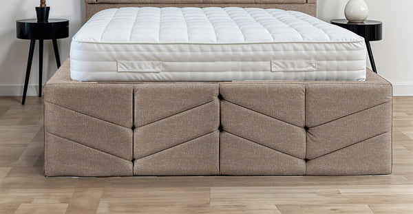Indulgence Border Upholstered Bed