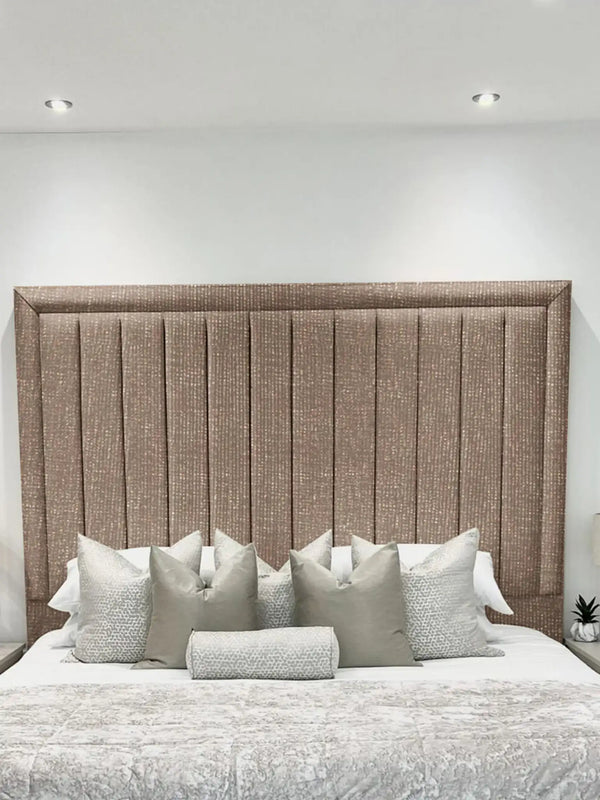Hampton panel upholstered bed