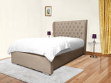 Miri Winged Upholstered Bed