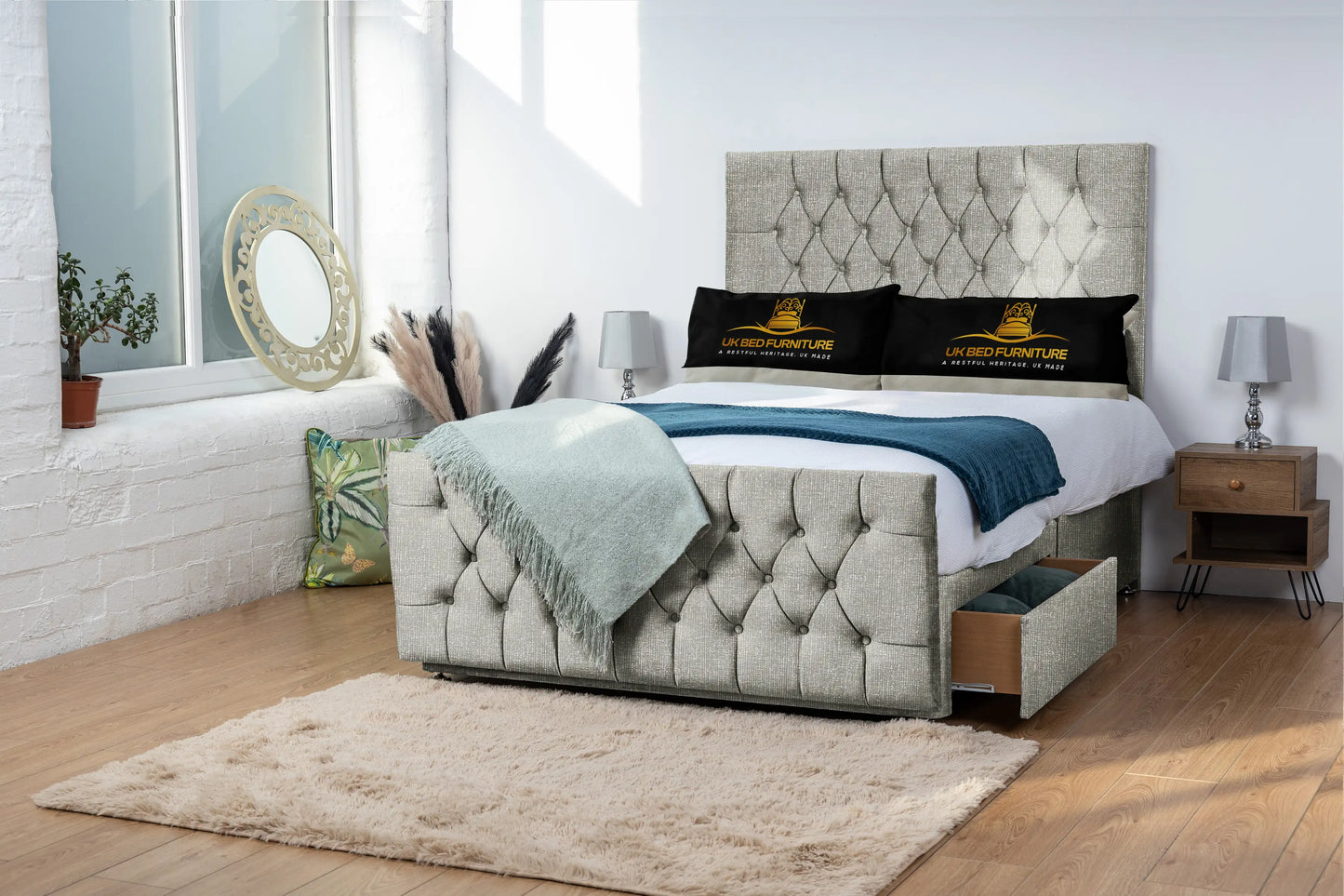 Jublie Chesterfield Divan Bed