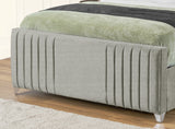 Elise lined winged Upholstered Bed