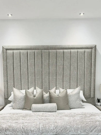 Hampton panel upholstered bed
