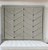 Indulgence Border Upholstered Bed