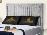 Cannas upholstered bed