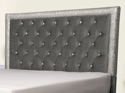 Glitz Lunar Upholstered Bed