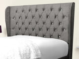 Miri Winged Upholstered Bed