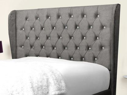 Miri Winged Upholstered Bed