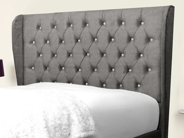 Miri Winged Upholstered Bed