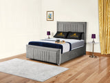 Cannas upholstered bed
