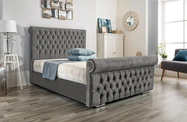 Arcade Sleigh Upholstered Bed