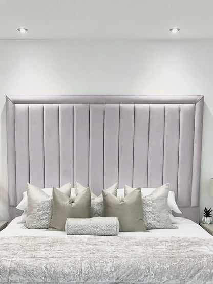 Hampton panel upholstered bed