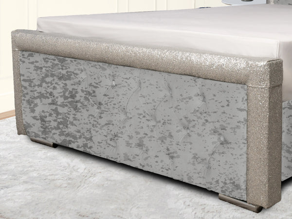 Glitz Lunar Upholstered Bed