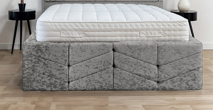Indulgence Border Upholstered Bed