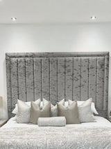 Hampton panel upholstered bed