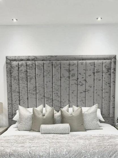 Hampton panel upholstered bed