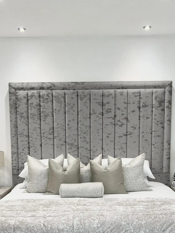 Hampton panel upholstered bed