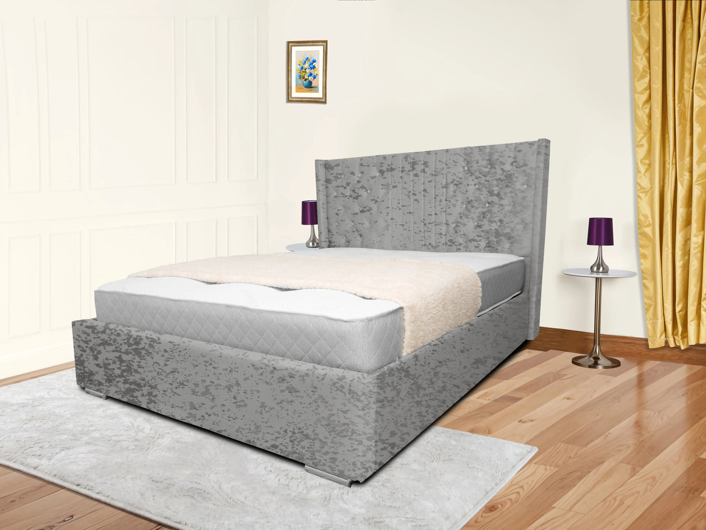 Middleton Winged Upholstered Bed