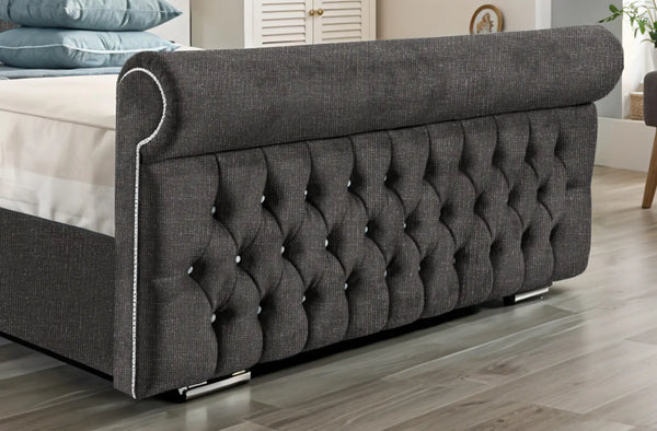 Arcade Sleigh Upholstered Bed