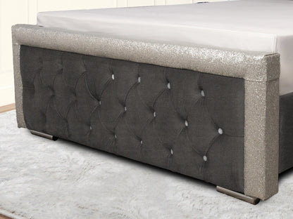 Glitz Lunar Upholstered Bed