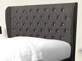 Miri Winged Upholstered Bed