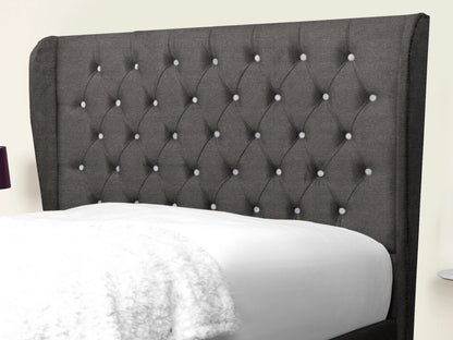 Miri Winged Upholstered Bed
