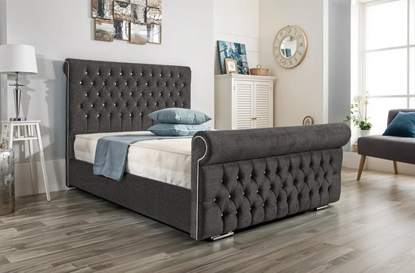 Arcade Sleigh Upholstered Bed