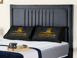 Cannas upholstered bed