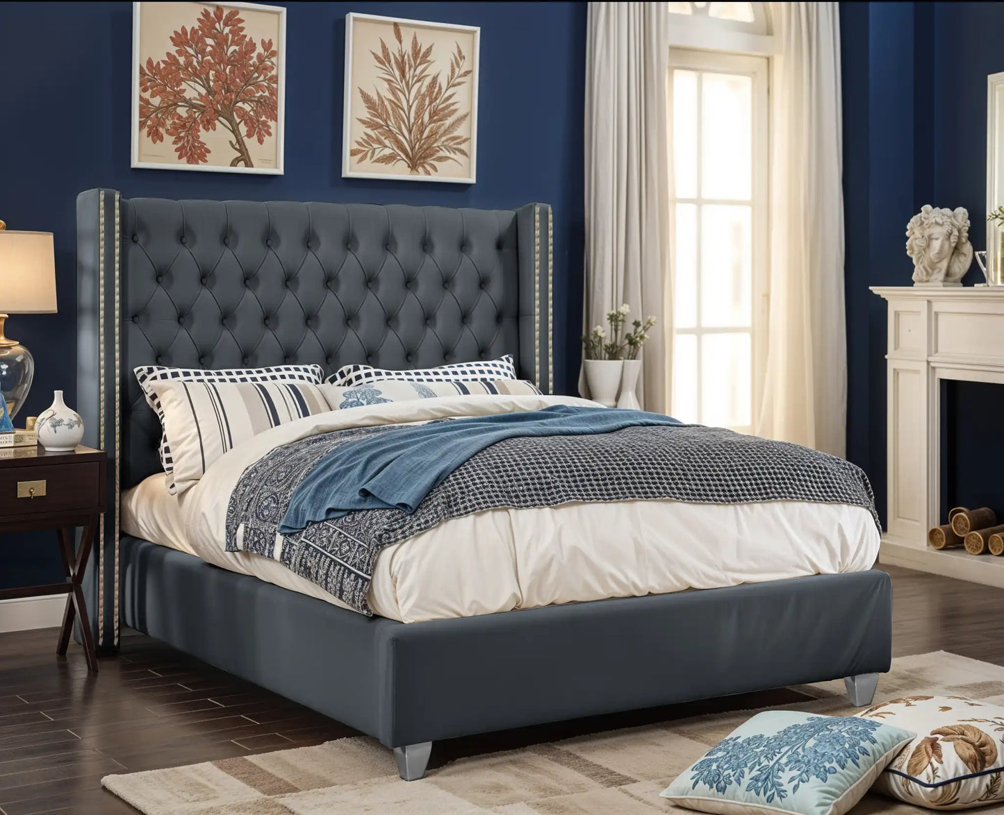 Designed Upholstered Bed