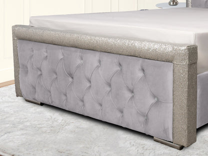 Glitz Lunar Upholstered Bed