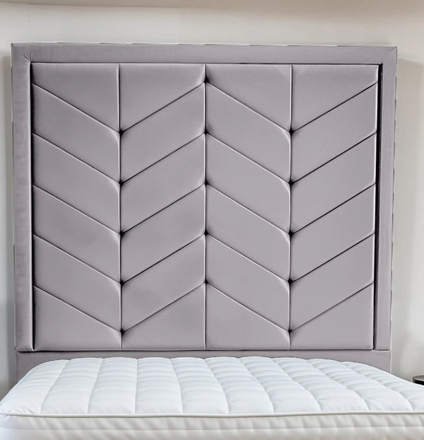 Indulgence Border Upholstered Bed