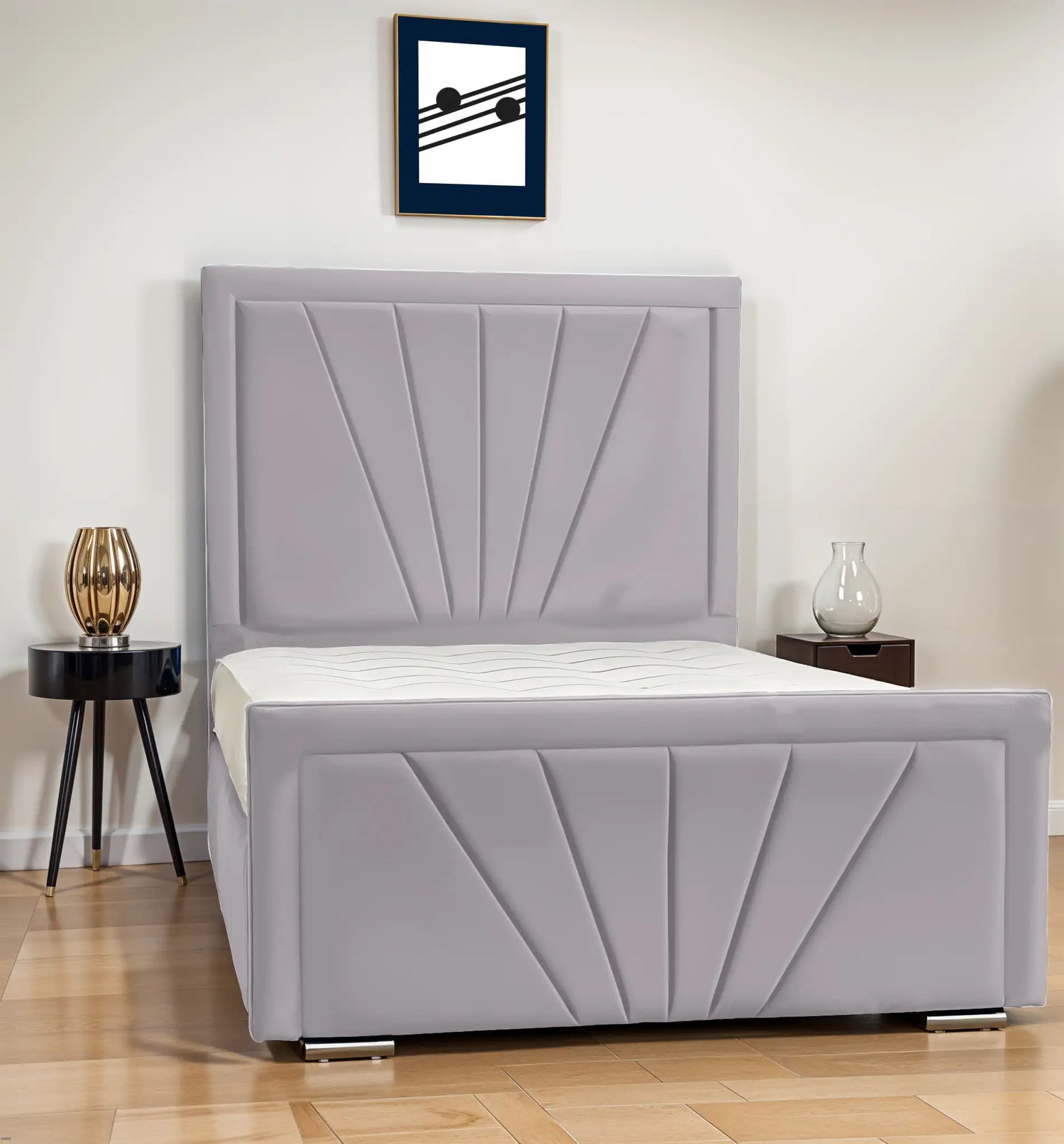 Zahah upholstered bed