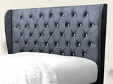 Miri Winged Upholstered Bed