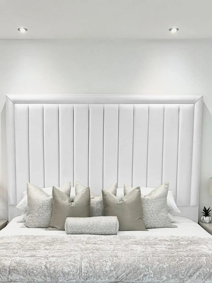Hampton panel upholstered bed
