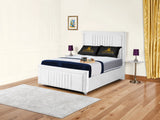 Cannas upholstered bed