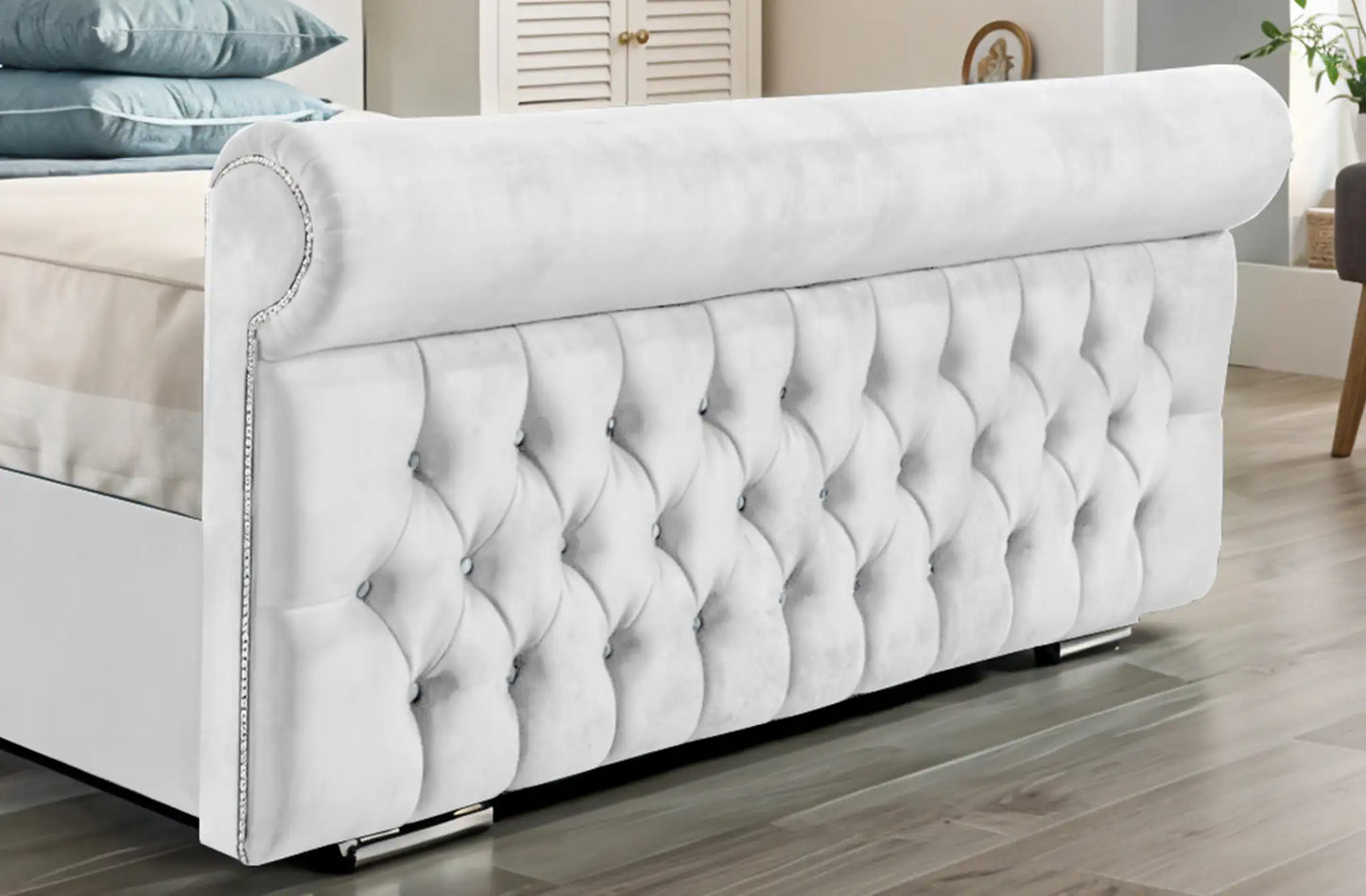 Arcade Sleigh Upholstered Bed