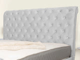 Swan Sleigh Chesterfield Upholstered Bed
