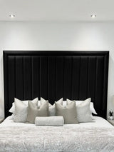 Hampton panel upholstered bed