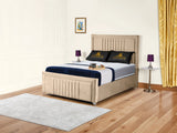Cannas upholstered bed