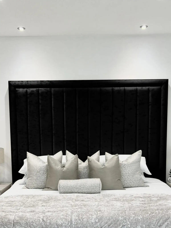 Hampton panel upholstered bed