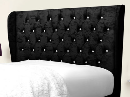 Miri Winged Upholstered Bed